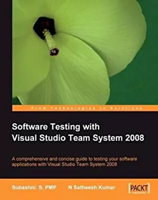 Software Testing With Visual Studio Team System 2008 Paperback • $7.02