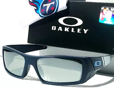 NFL Oakley Gascan TEN TITANS Matte Navy POLARIZED Galaxy Blue Sunglass 9014 • $128.87