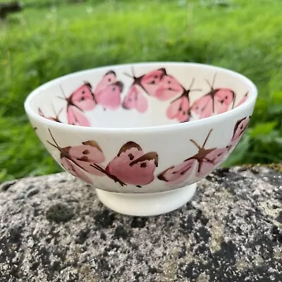 £24.99 • Buy Emma Bridgewater Pink Cabbage Butterflies French Bowl Spongeware VGC
