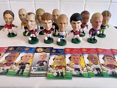 11 Manchester United Corinthian Prostar Figures - Beckham Scholes Keane • £22