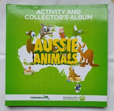 Woolworths Taronga Aussie Animals GREEN Album Missing 2 Cards • $20