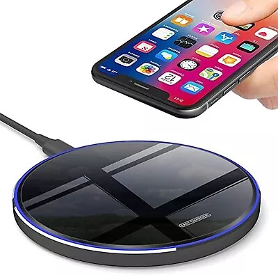 30W Fast Wireless Charger Mat Charging Station For IPhone 15 14 Pro Samsung S24+ • $9.65