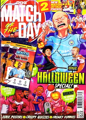 MATCH OF THE DAY MAGAZINE #689 WITH 2 X MATCH ATTAX PACKS ~ NEW ~ • £4.95