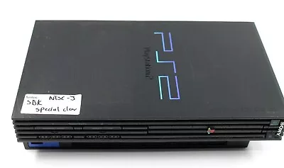 Official Sony Playstation 2 NTSC-J - Midnight Black Transparent Console SCPH-500 • $305.10