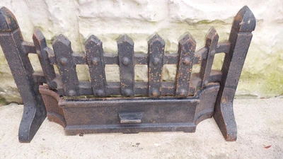 £5.99 • Buy Victorian Style  Cast Iron Black Fire Front Bar Fireplace Fret Grate  Gas Fire