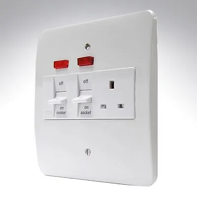 £65.99 • Buy MK K5011WHI Cooker Control Unit With Neons - Larger Metal Plate Type