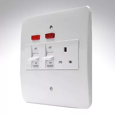 MK K5011WHI Cooker Control Unit With Neons - Larger Metal Plate Type • £65.99