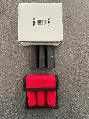 Sealed Matco 3 Pc. 1/2  Dr. 6. Thin Wall Flip Socket Set In Storage Pouch • $17.25