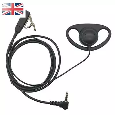 Mic Hidden D-Shape Earpiece Headset PTT For YAESU Vertex VX-1R 5R VX-110 VX298 A • £7.14