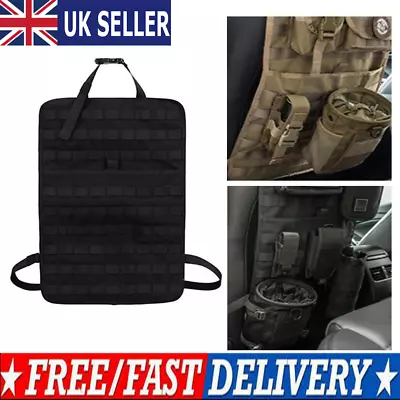 £15.49 • Buy Car Seat Back Organizer Tactical MOLLE Panel Vehicle Protector Storage Bag Cover