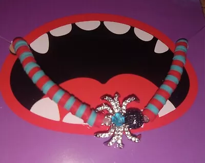 RBP Monster Mash The Black And Blue Spider Heishi Bracelet • $15