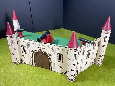 Rich Toys Stenciled Wood Castle/Fort - 1930's • $199