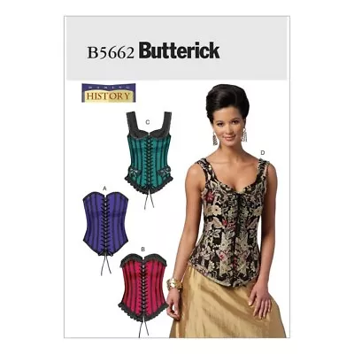 Butterick Sewing Pattern 5662 Misses' Vintage Style Corsets • £15.50