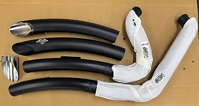 Vance And Hines 46029 Big Radius 2-2 Black Exhaust System Harley Softail 86-11 • $720