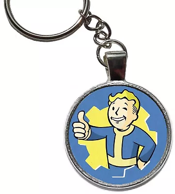 Fallout 4 Vault Boy Figure Keyring 76 Keychain • £4.99