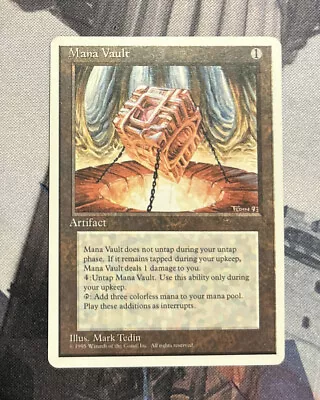 [1x] Mana Vault - Near Mint English - 4th Edition MTG Magic • $45