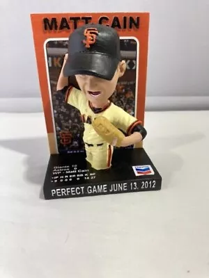 SF Giants Matt Cain Perfect Game Bobblehead SGA San Francisco. NIB • $20