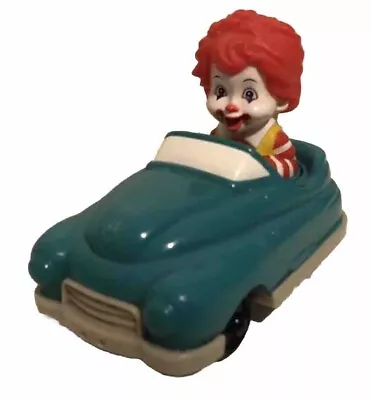 Vintage Baby Ronald Mcdonald In Blue Car 2006 Happy Meal Toy • $8.99