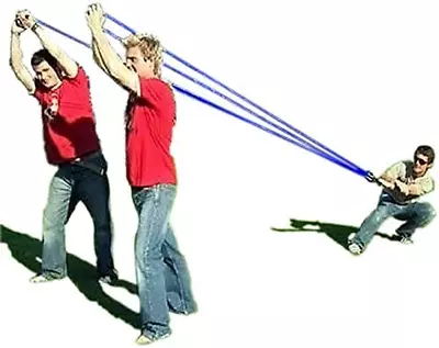 Water Balloons Launcher 500 Yard Toys 3 Person T Shirt Launcher Slingshot Water • $34.95