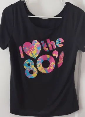 Women's I Love The 80's T-Shirt Size Medium • $12