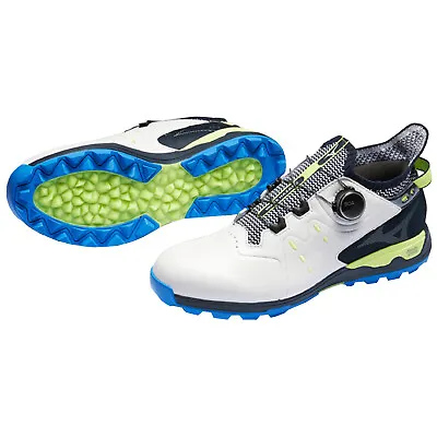 Mizuno Mens Wave Hazard Pro BOA Golf Shoes Waterproof Spikeless Leather • $179.97