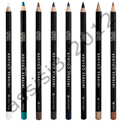 £3.49 • Buy MUA Makeup Academy INTENSE COLOUR EYELINER PENCIL New ALL VEGAN Cruelty Free 