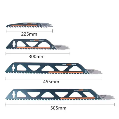 225-505mm TCT Concrete Cement Hollow Brick Cutting Reciprocating Sabre Saw Blade • £55.06