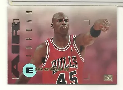 Michael Jordan 1995 Skbox Emotion Air Jordan #45 Jersey Card #100 Chicago Bulls • $9.99