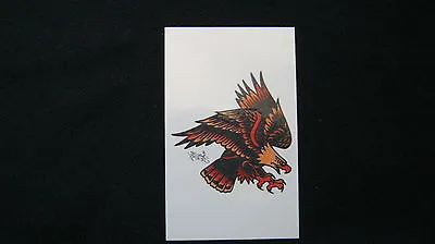 Sailor Jerry Spiced Rum Genuine Eagle Temporary Tattoo Transfer • £1.99