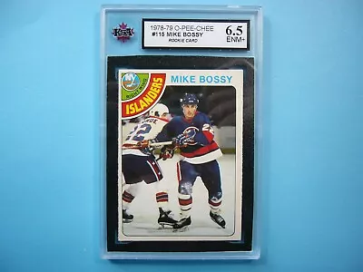 1978/79 O-pee-chee Hockey Card #115 Mike Bossy Rookie Rc Ksa 6.5 Exnm+ 78/79 Opc • $224.99