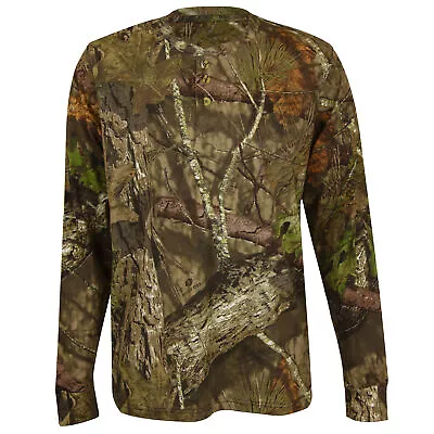 Mossy Oak Brown And Green Camo Long Sleeve Men's Shirt Medium • $17.99