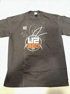 U2 360 Concert Tour Shirt Black T-Shirt Size L Tee 360 Degrees New Without Tags • $40.64