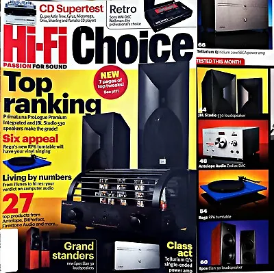 £5.99 • Buy Hi-fi Choice Micromega Cd20 -cyrus Cd8 Se2 - Jbl Studio 530 - Rega Rp6 - Epos 