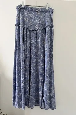 $125 • Buy Spell Skirt L Blue Celestial W36cm Or 28 Inches L103cm Or 40 1/2 Inches