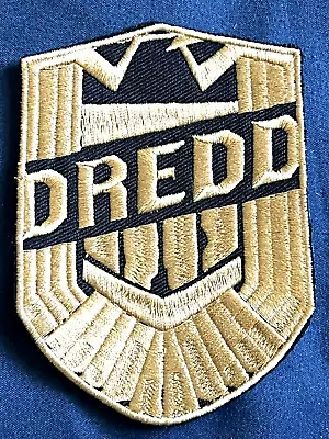 JUDGE DREDD Embroidered Figure PATCH BADGE 2000 AD Comic Dread Action Police • $11