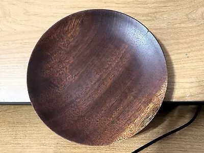 Vintage Hand Turned Wooden Bowl Honduras Mahogany • $9.99
