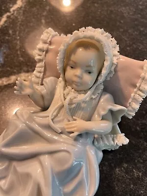 Rare Lladro Porcelain Figure 5618 - The Christening Baby - 9 Inches • $75