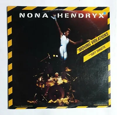 NONA HENDRIX - 'Moving Violations - Soft Targets' 12  Vinyl Single Record 1985 • $5.45