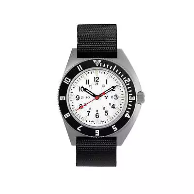 Marathon Arctic Steel Navigator Military Aviation Watch NGM 41mm SSNAV NEW • $654.46