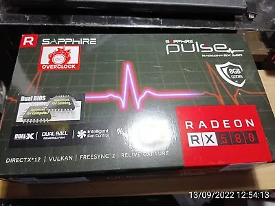 $263 • Buy Sapphire AMD Radeon RX 580 8GB Gaming Graphics Card GPU FULL RETAIL BOX
