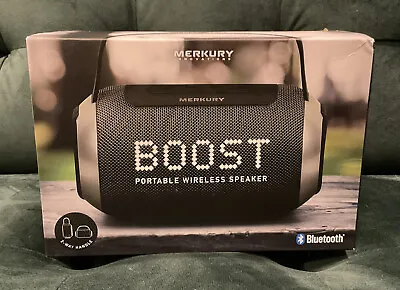 Merkury Innovations Boost Portable Wireless Speaker  Micro USB Rechargeable NIB • $18