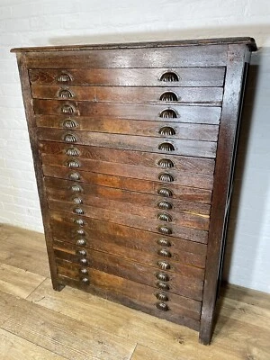 £950 • Buy Vintage Haberdashery Collectors Cabinet Chest  Drawers . Free Delivery Available