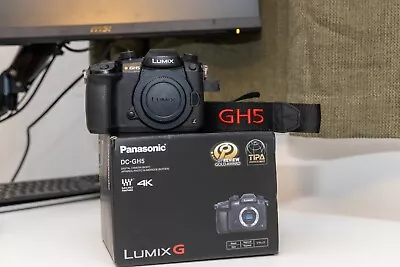 Panasonic Lumix GH5 Mirrorless Camera / X5 Batteries + X2 Charger • £650