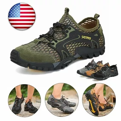 Mens Water Shoes Quick Dry Barefoot Swim Diving Surf Aqua Sport Beach Walking • $28.49