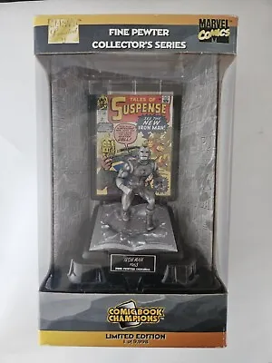 MARVEL Limited Iron Man -Fine Pewter Collector's Series -Comic Book Champions • $34.99