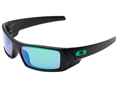 Oakley Gascan Polarized Sunglasses 24-412 Matte Black/Jade Iridium • $129.99