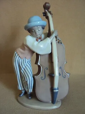 SALE - WAS $450 Lladro JAZZ BASS Band African Black Legacy NEW IN BOX!! • $395