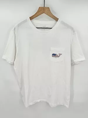 Vineyard Vines Men’s T-Shirt Dallas Texas Whale Logo Size Large Short Sleeve • $14.44