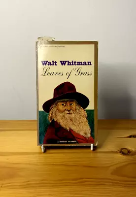 Leaves Of Grass - Walt Whitman Vintage Signet Classic Book 1958 • £12