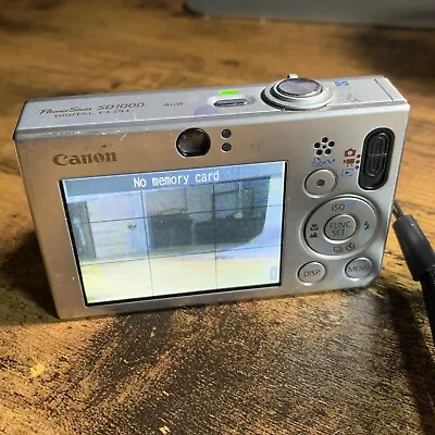 Canon PowerShot ELPH SD1000 Digital Camera 7.1MP Read Description • $89.99